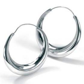 silver hoops