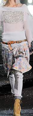 gathered skirt John Galliano